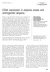 CD44 Expression in Alopecia Areata and Androgenetic Alopecia