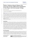 Pediatric Radiation-Induced Alopecia Post Intracranial Vascular Malformation Embolization: A Case Report with Dermoscopic Findings