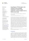 Case Report: PTCH1 Splice-Site Mutation and Sonidegib Treatment in Gorlin-Goltz Syndrome: Clinical Insights from a Family Case Study