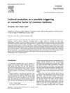 Cultural Evolution as a Possible Triggering or Causative Factor of Common Baldness