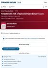 Finasteride: Risk of Suicidality and Depression