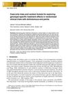 Case-Only Trees and Random Forests for Exploring Genotype-Specific Treatment Effects in Randomized Clinical Trials with Dichotomous End Points