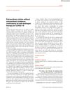 Extraordinary Claims Without Extraordinary Evidence: Controversy on Anti-Androgen Therapy for COVID-19