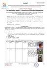 Formulation and Evaluation of Herbal Shampoo