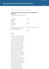 A Review of Hair Anatomy and Animal Models for Alopecia