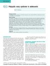 Polycystic Ovary Syndrome in Adolescents