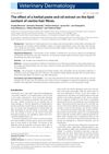The Effect of a Herbal Paste and Oil Extract on the Lipid Content of Canine Hair Fibers