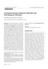 Comparison Between Malassezia Folliculitis and Non-Malassezia Folliculitis