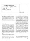 A New Primary Wound Dressing Made of Polyethylene Oxide Gel