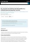An Unusual Circulating Steroid Profile in a Virilized Postmenopausal Woman