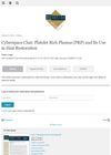 Cyberspace Chat: Platelet Rich Plasma (PRP) and Its Use in Hair Restoration