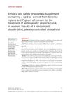 Efficacy and Safety of a Dietary Supplement Containing a Lipid Co-Extract from Serenoa Repens and Pygeum Africanum for the Treatment of Androgenetic Alopecia in Women: Results of a Randomized, Double-Blind, Placebo-Controlled Clinical Trial