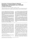 Prevention of Temporal Alopecia Following Rhytidectomy: The Prophylactic Use of Minoxidil. A Study of 60 Patients