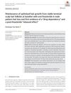Maintenance of Optimized Hair Growth from Viable Terminal Scalp Hair Follicles at Baseline with Oral Finasteride in Male Pattern Hair Loss and First Evidence of a Drug Dependency and a Post-Finasteride Rebound Effect