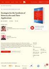 Strategies for the Synthesis of Heterocycles and Their Applications