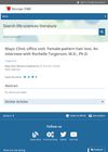 Mayo Clinic Office Visit: Female-Pattern Hair Loss Interview with Rochelle Torgerson, M.D., Ph.D.