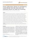 Chronic Inflammatory Diseases Stimulated by Current Lifestyle: How Diet, Stress Levels, and Medication Prevent Our Body from Recovering