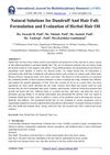 Natural Solutions for Dandruff and Hair Fall: Formulation and Evaluation of Herbal Hair Oil