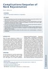 Complications and Sequelae of Neck Rejuvenation