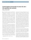 Hormonal Contraception And Breast Cancer: A Matter Of Context