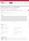 Significance of RU58841 as a Therapeutic Agent Affecting Androgen Receptor Molecular Interactions in Human Hair Follicles