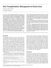 Hair Transplantation: Management of Donor Area
