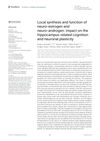Local Synthesis and Function of Neuro-Estrogen and Neuro-Androgen: Impact on Hippocampus-Related Cognition and Neuronal Plasticity
