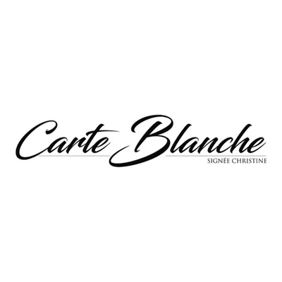 Carte Blanche Signée Christine