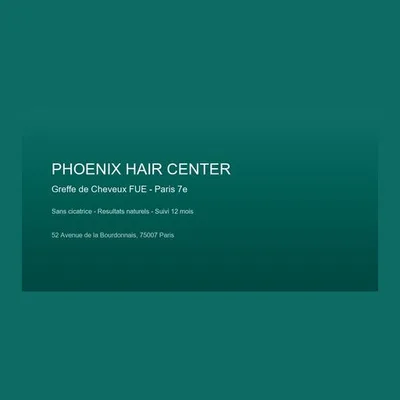 Phoenix Hair Paris - Centre de greffe de cheveux