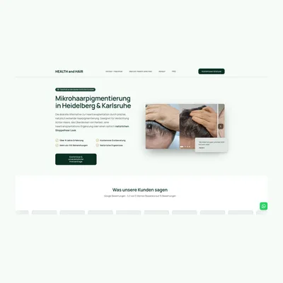 HealthandHair - Haarpigmentierung Karlsruhe