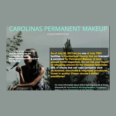 Carolinas' Permanent Makeup and Scalp Pigmentation