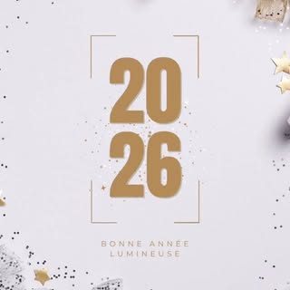 Nous vous souhaitons à toutes et tous une très belle année 2026, qu’elle vous offre chaque jour un é