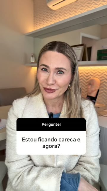 Ficando careca e não sabe o que fazer? 👀 A queda de cabelo tem várias causas: genética, hormonal, e