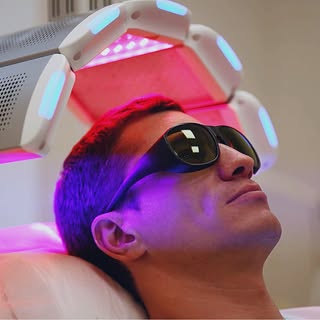 Have you heard that light can help regrow hair? 🔴💡

Red Light Therapy (or Low-Level Laser Therapy)