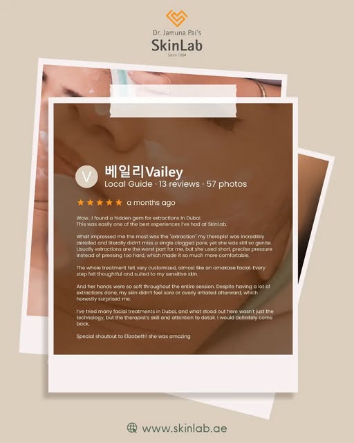 When a client calls us a “hidden gem for extractions in Dubai”… 🤍✨

We’re always grateful when our 
