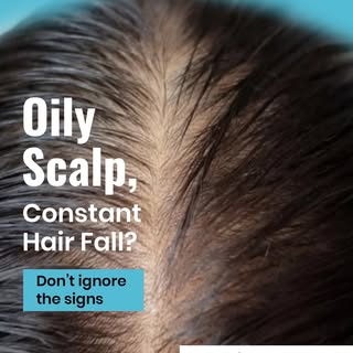 That sticky, oily scalp isn’t just uncomfortable—it could be the reason behind your hair fall. 😟

W