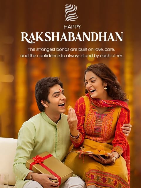 May this Raksha Bandhan celebrate the beautiful bond of love, care, and togetherness.💫 

Wishing yo