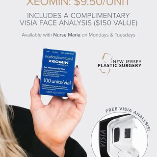 ✨ Smooth now, glow smarter.

Xeomin is just $9.50/unit with Nurse Maria on Mondays & Tuesdays at New