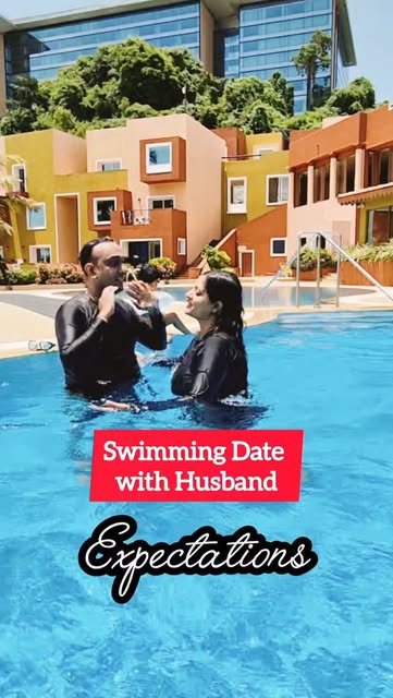 🏊‍♀️ Expectation: Pool में प्यार, romance & cute couple moments ❤️✨
🏊‍♂️ Reality: पानी, छींटे, लड़