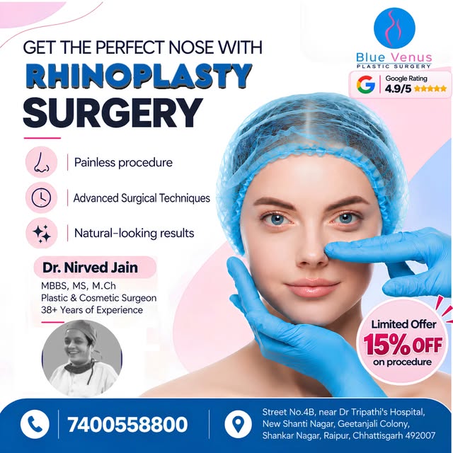 Your nose can change the balance of your entire face.

Considering Rhinoplasty Surgery? At Blue Venu