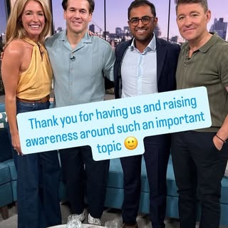 Aww my Shaunie, so nervous but he did great ❤️ on @thismorning with Dr Vara. He will we forever grat