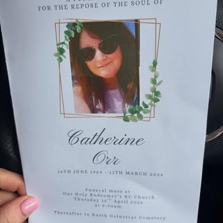 We said goodbye to one of our lovely clients today. She will be sorely missed by all. We are thinkin