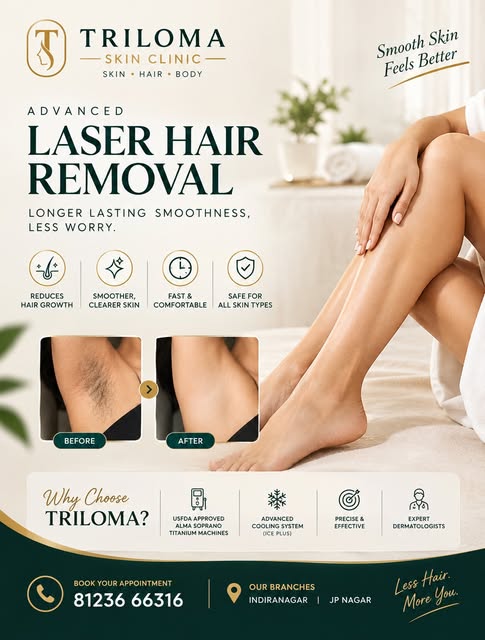 Tired of constantly shaving, waxing or dealing with unwanted hair? ✨

Laser Hair Removal is an advan
