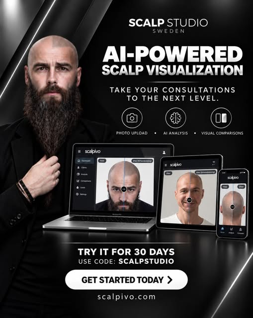 TURN WEBSITE VISITORS INTO SMP CLIENTS😎

Introducing Scalpivo x SCALP STUDIO, AI-Powered Scalp visu