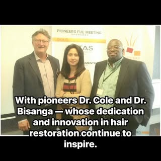 Crafted over 15 years, shaped by Mentors , my journey in hair restoration. #FUE #hairtransplant
