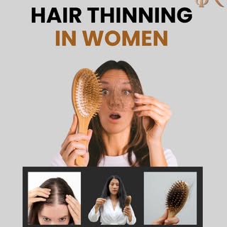 Hair Thinning in Women – Don’t Ignore the Signs ✨

Hair thinning in women can be caused by hormonal 