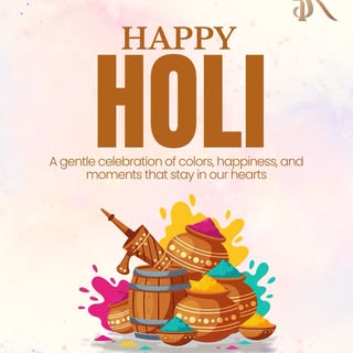 🎉🌈 Splash Into Holi 2026 with Positivity & Glow! ✨

May every shade of this beautiful festival pai