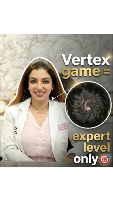 The vertex (crown) is one of the most technically demanding areas in hair transplantation.

Unlike t