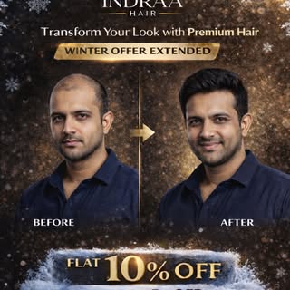 Hair Loss? We Have the Solution 👌
❄️ Winter Offer Extended
🔥 Flat 10% OFF + Extra 5% OFF
⏳ Till 5 