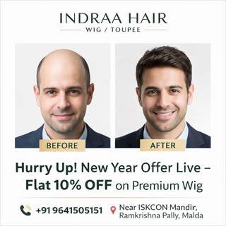 Get Your Hair Back 🔥
Because Confidence Matters.
.
.
.
#GetYourHairBack #IndraaHair #HairTransforma
